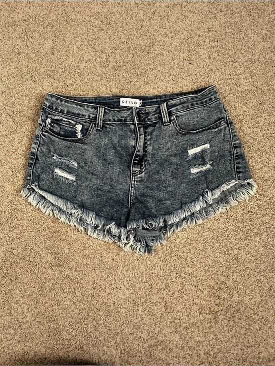 Cello Pants - Cello Distressed Denim Jean Shorts Size XL